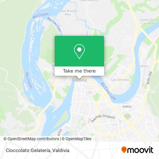 Cioccolato Gelatería map
