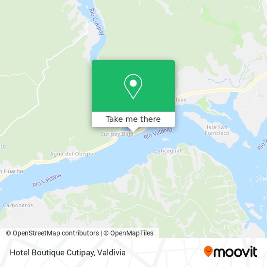 Hotel Boutique Cutipay map