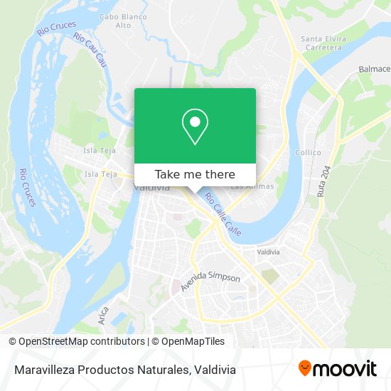 Mapa de Maravilleza Productos Naturales