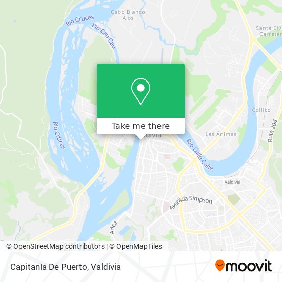 Mapa de Capitanía De Puerto