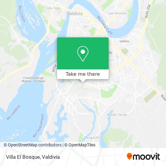 Mapa de Villa El Bosque
