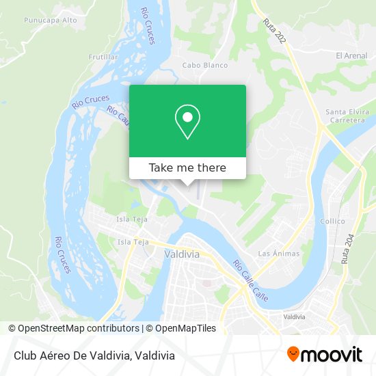 Club Aéreo De Valdivia map