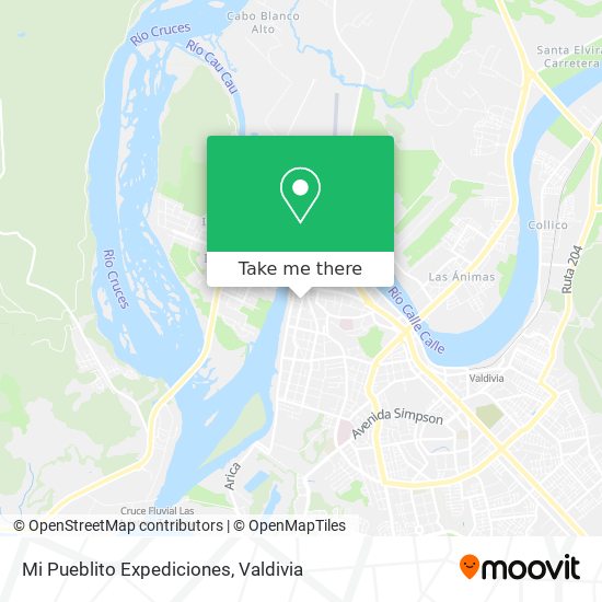 Mapa de Mi Pueblito Expediciones