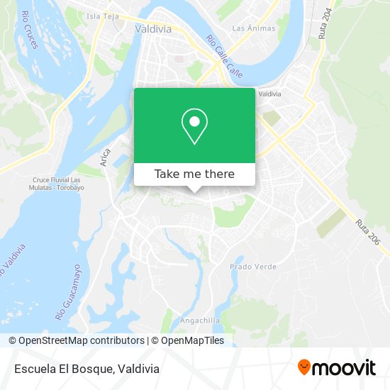 Mapa de Escuela El Bosque