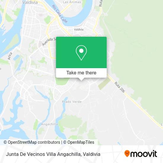 Mapa de Junta De Vecinos Villa Angachilla