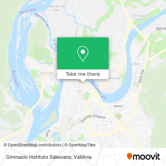 Gimnasio Instituto Salesiano map