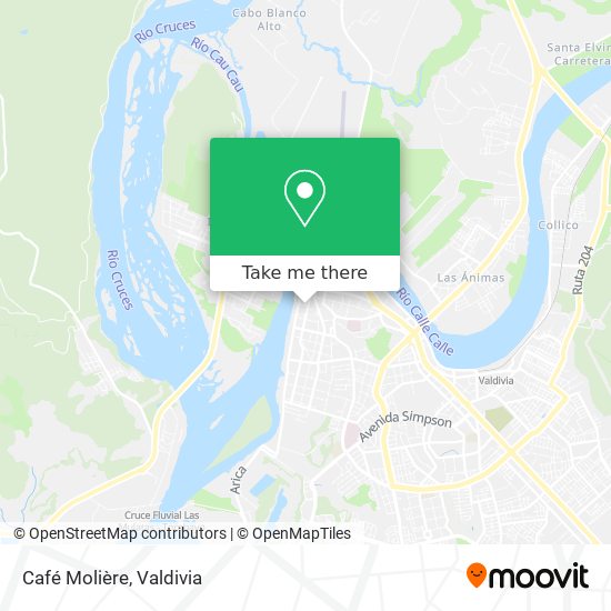 Café Molière map