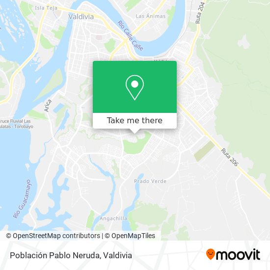 Población Pablo Neruda map