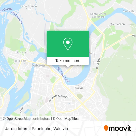 Mapa de Jardín Infantil Papelucho