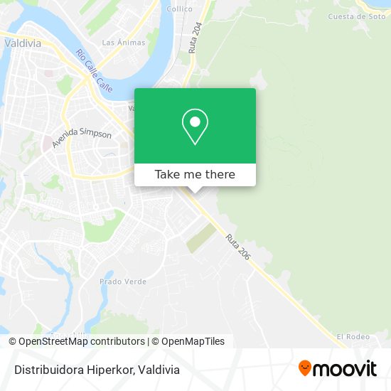Distribuidora Hiperkor map