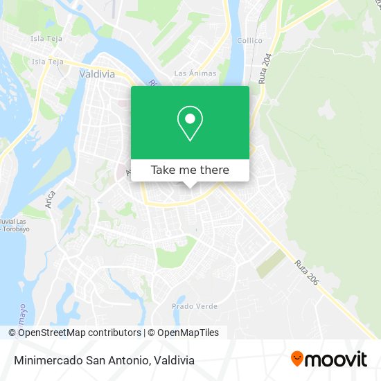 Mapa de Minimercado San Antonio