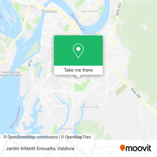 Jardín Infantil Ensueño map