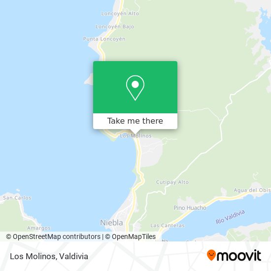 Los Molinos map