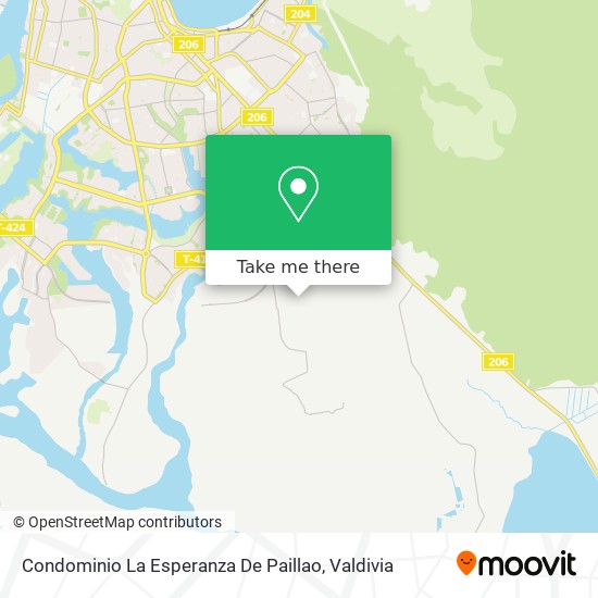 Mapa de Condominio La Esperanza De Paillao