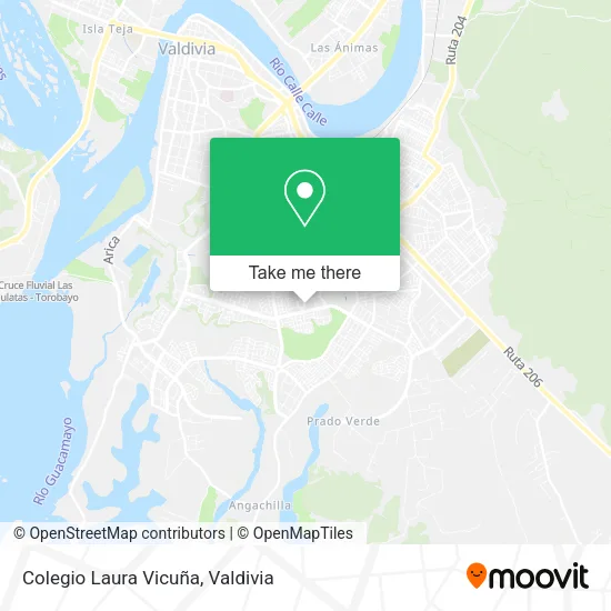 Colegio Laura Vicuña map