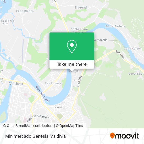 Minimercado Génesis map