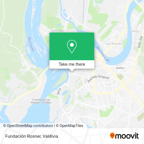 Mapa de Fundación Rosner