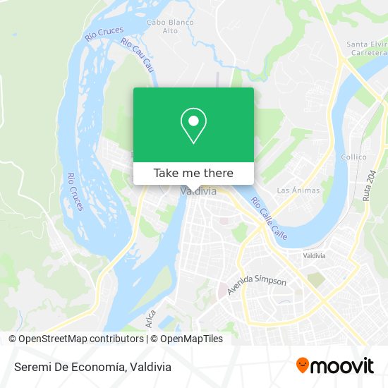 Mapa de Seremi De Economía