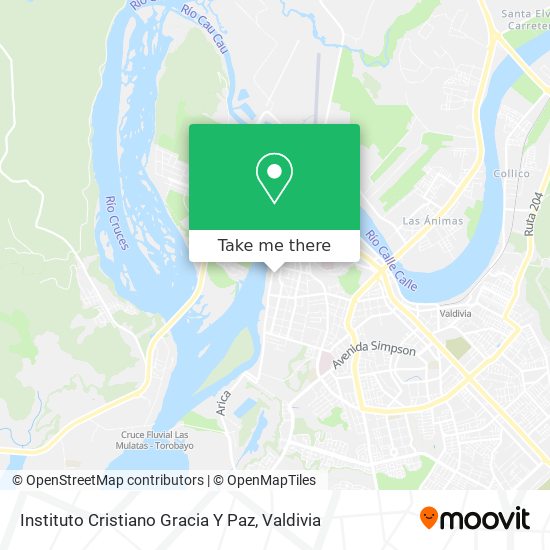 Mapa de Instituto Cristiano Gracia Y Paz