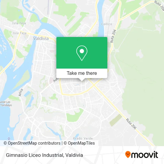 Gimnasio Liceo Industrial map