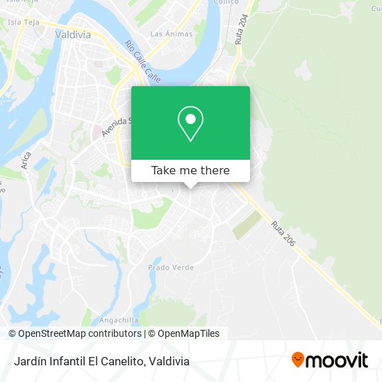 Mapa de Jardín Infantil El Canelito