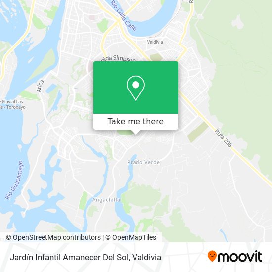 Mapa de Jardín Infantil Amanecer Del Sol