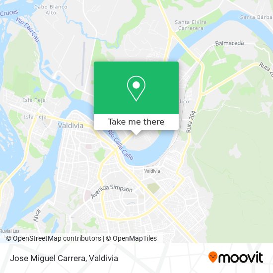 Mapa de Jose Miguel Carrera