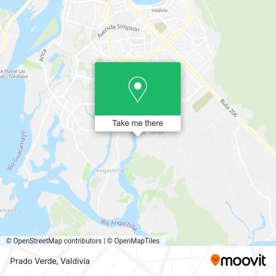 Prado Verde map