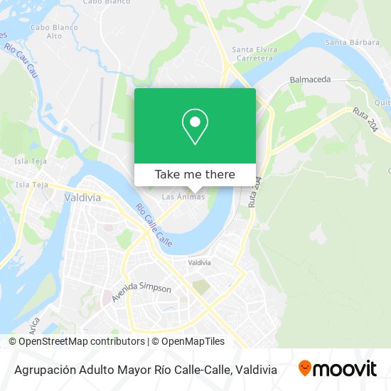 Agrupación Adulto Mayor Río Calle-Calle map