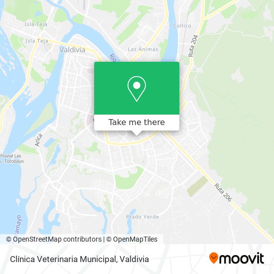 Mapa de Clínica Veterinaria Municipal