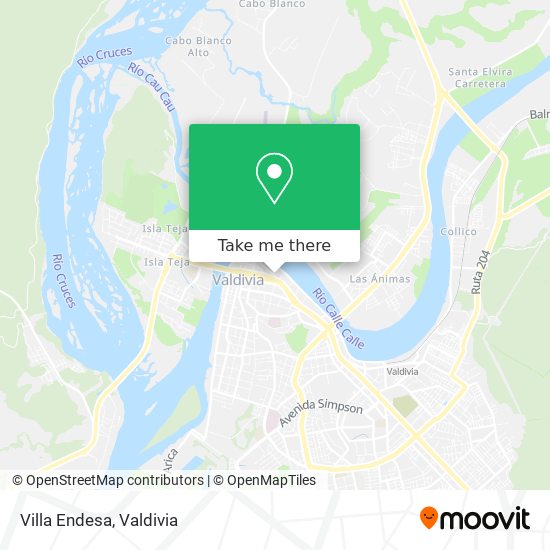 Mapa de Villa Endesa