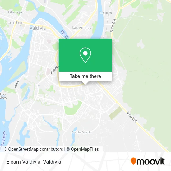 Eleam Valdivia map