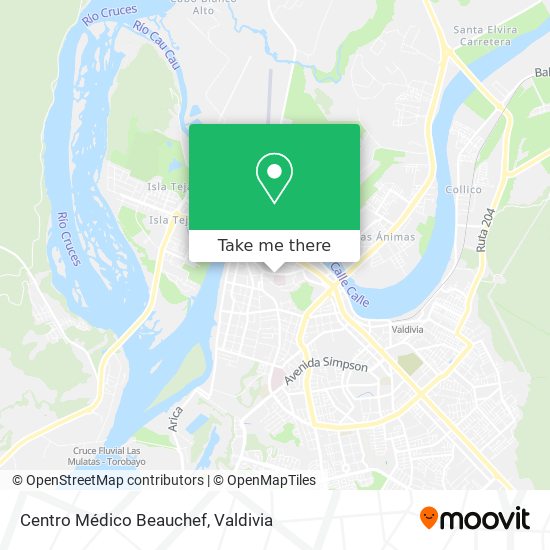 Centro Médico Beauchef map