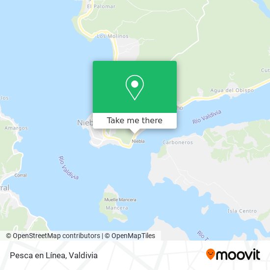 Mapa de Pesca en Línea