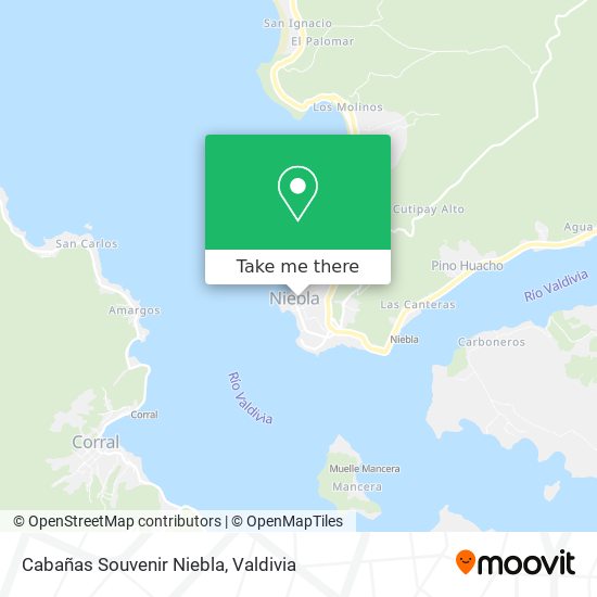 Mapa de Cabañas Souvenir Niebla