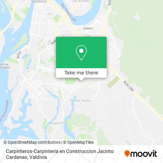 Mapa de Carpinteros-Carpinteria en Construccion Jacinto Cardenas