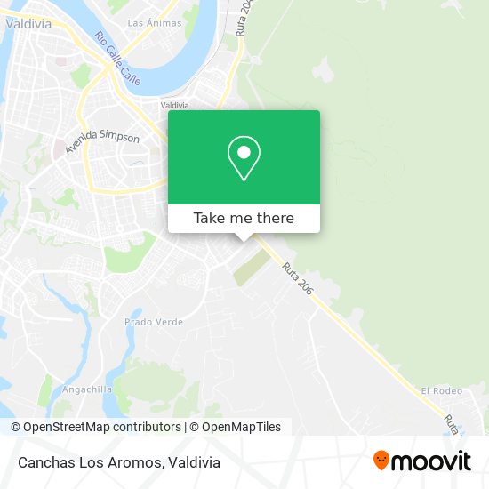 Mapa de Canchas Los Aromos