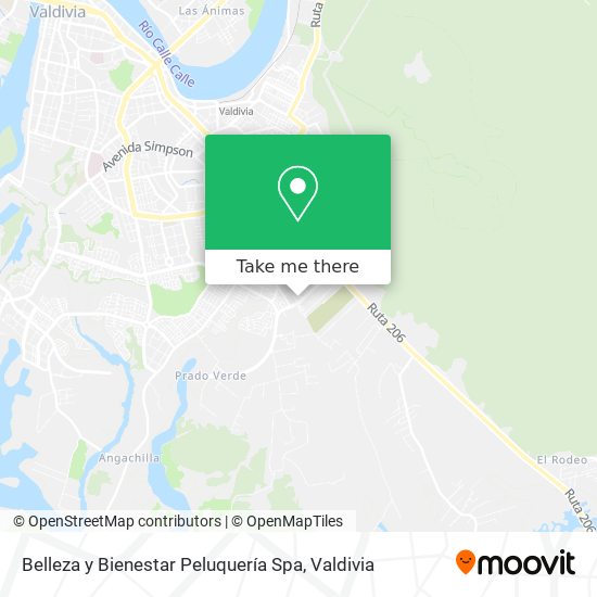 Belleza y Bienestar Peluquería Spa map