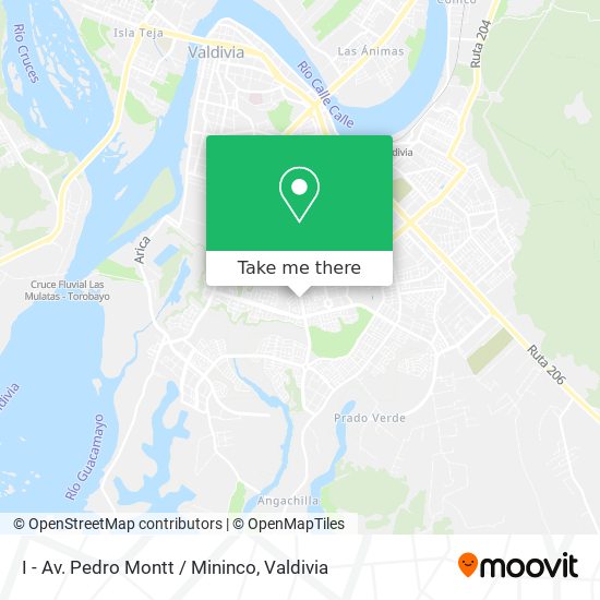 I - Av. Pedro Montt / Mininco map