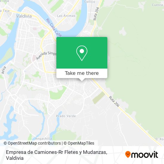 Mapa de Empresa de Camiones-Rr Fletes y Mudanzas
