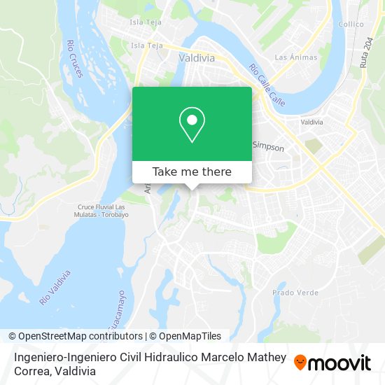 Ingeniero-Ingeniero Civil Hidraulico Marcelo Mathey Correa map