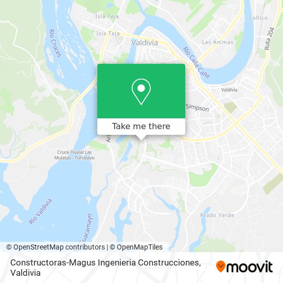 Constructoras-Magus Ingenieria Construcciones map