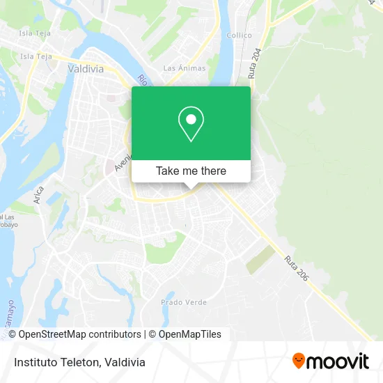 Instituto Teleton map