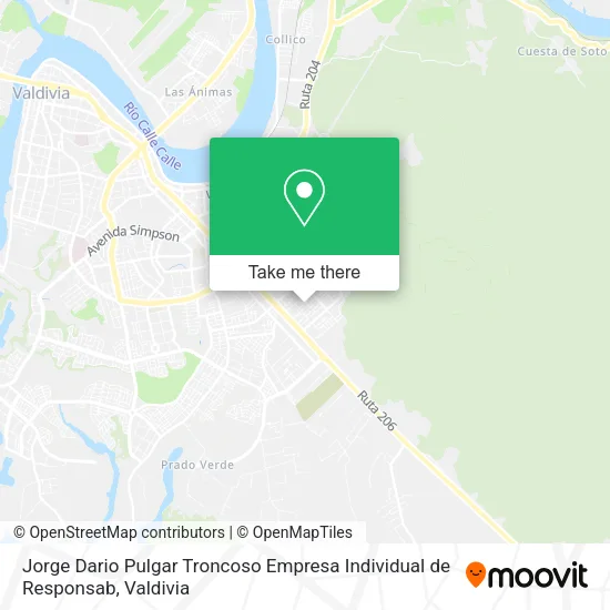 Mapa de Jorge Dario Pulgar Troncoso Empresa Individual de Responsab
