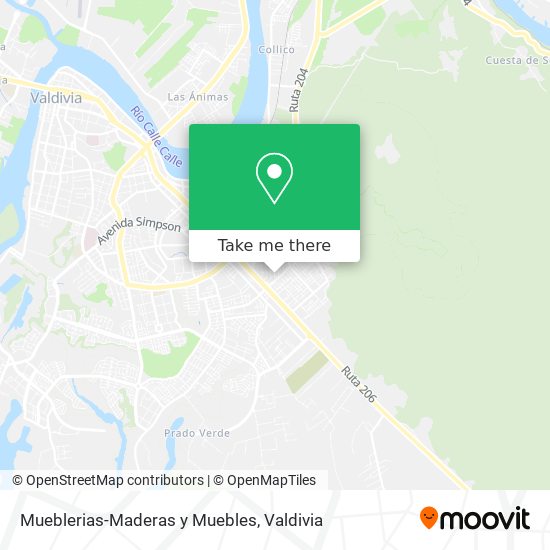 Mueblerias-Maderas y Muebles map