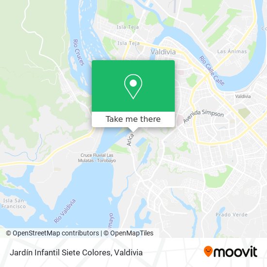 Mapa de Jardín Infantil Siete Colores