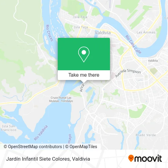 Jardín Infantil Siete Colores map