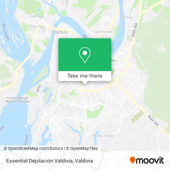 Essential Depilación Valdivia map