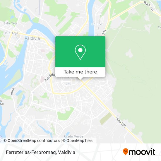 Mapa de Ferreterias-Ferpromaq