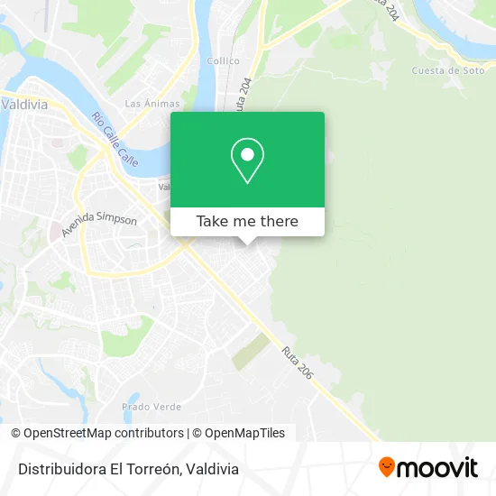 Mapa de Distribuidora El Torreón